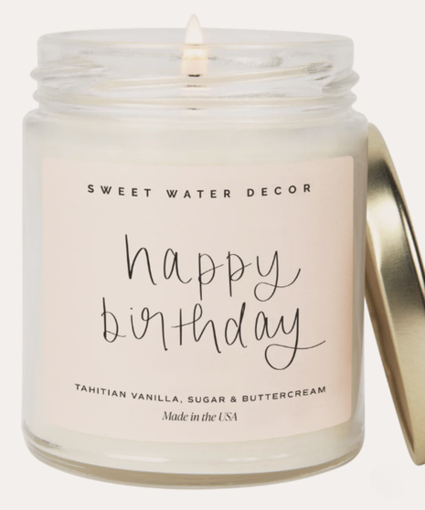 HAPPY BIRTHDAY CANDLE - 9OZ