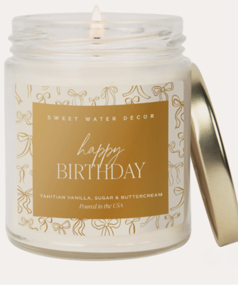 HAPPY BIRTHDAY CANDLE - 9OZ