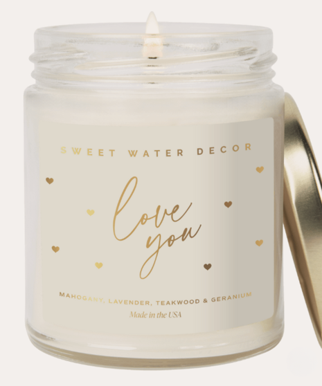 LOVE YOU CANDLE  - 9OZ