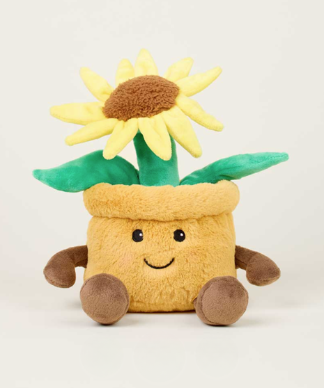 YELLOW FLOWER POT WARMIES