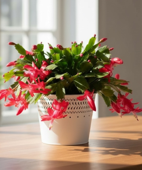 Blooming Christmas Cactus