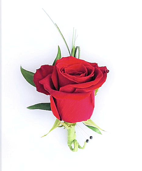 Classic Rose Boutonniere